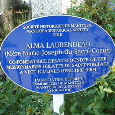Launched in 2010, this MHS plaque program commemorated the homes of noteworthy Manitobans of the past.
