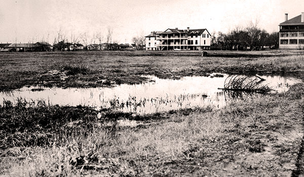 The ten-acre site of the Home of the Friendless, April 1927