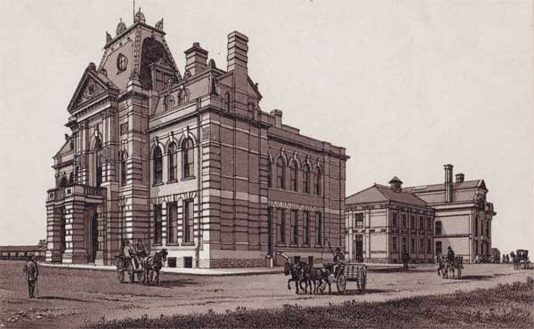 Sketch of the Winnipeg Court House and Gaol