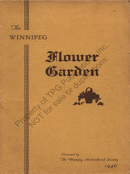 Winnipeg Flower Garden 1946