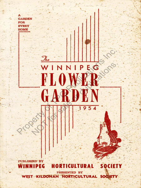Winnipeg Flower Garden 1954