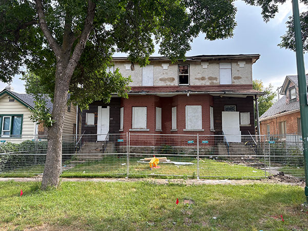 Abramovitch Duplex after a fire