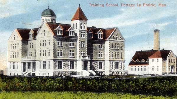 Postcard view of the Industrial Training School