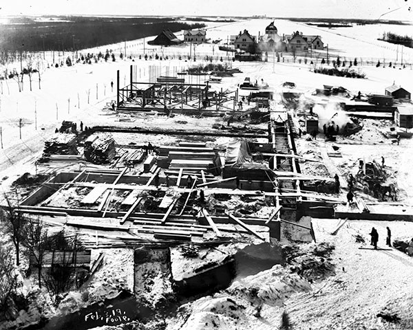 Southward view of Fort Osborne Barracks