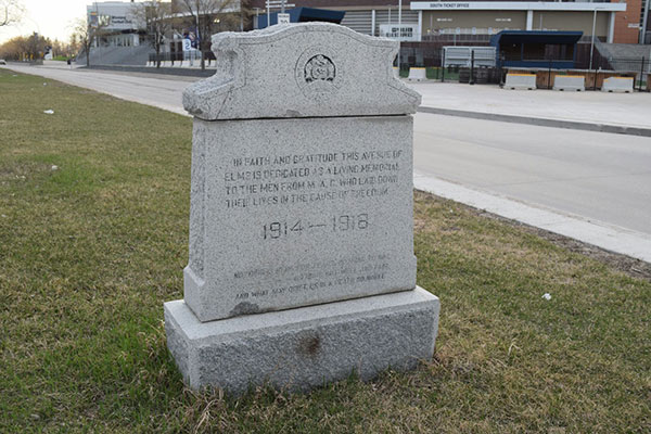 Manitoba Agricultural College War Memorial