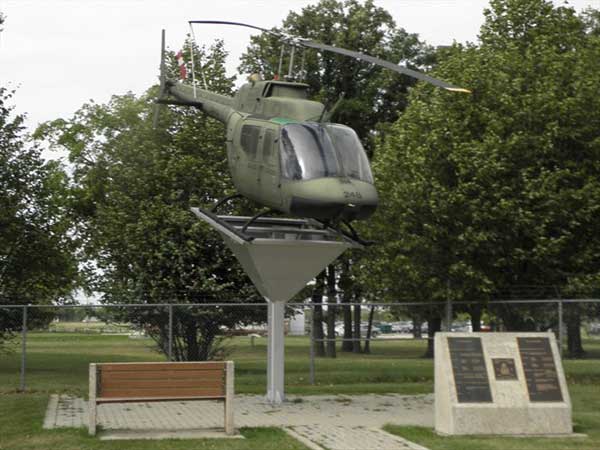 CH-136 Kiowa Aircraft Monument