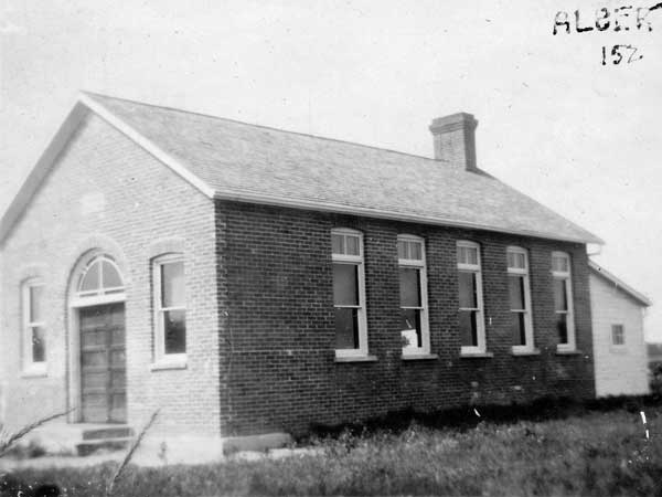 The second Albert School building
