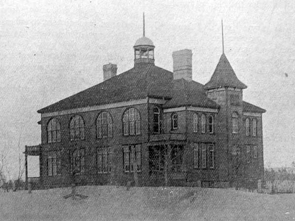 Melita High School building erected in 1906