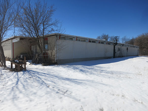 The former Assiniboine School at Oak Lake