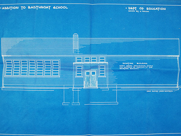 Blueprints of the Bad Throat School addition