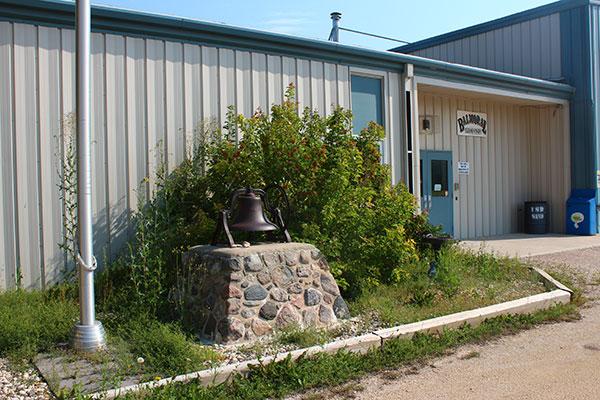 Balmoral School monument in front of present school