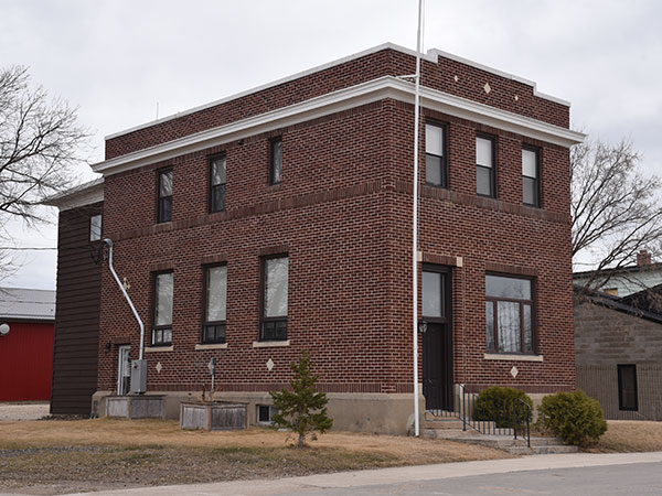 The former Bank of Hamilton Building at Elm Creek