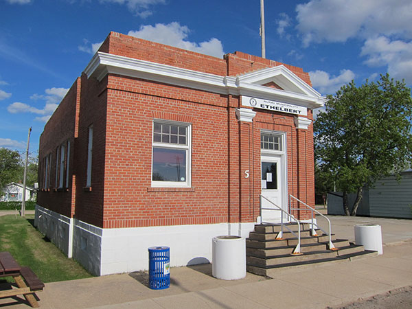 The former Bank of Montreal building at Ethelbert