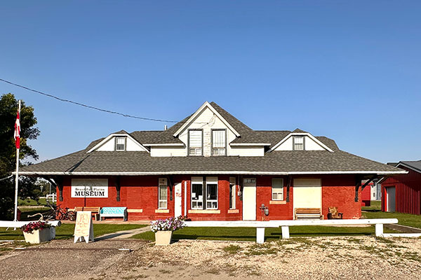 Beautiful Plains Museum in the former Canadian National Railway station
