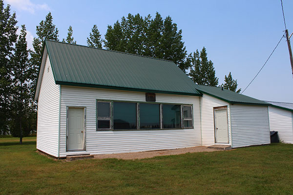 The former Belleview School building in Pipestone