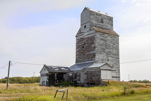 Former Manitoba Pool grain elevator at Beulah