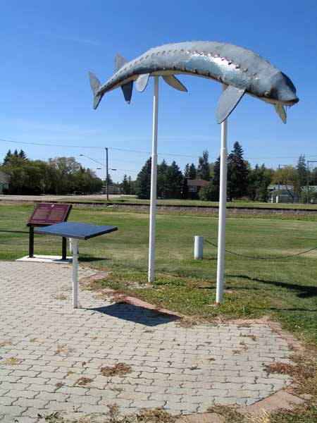 Manitoba’s Biggest Sturgeon Monument