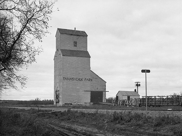 Former Manitoba Pool A grain elevator at Birdtail
