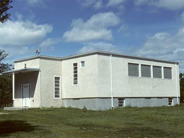 The third Birnie School building, constructed in 1954