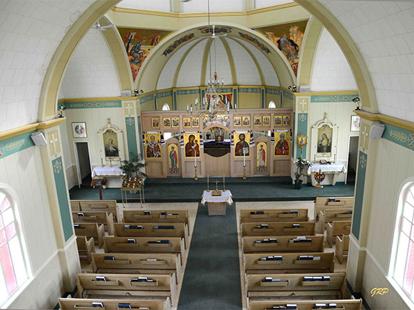 Interior of the Blessed Virgin Mary the Protectress Ukrainian Catholic Church