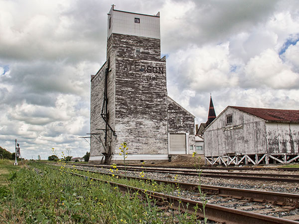 Former Paterson grain elevator at Boissevain