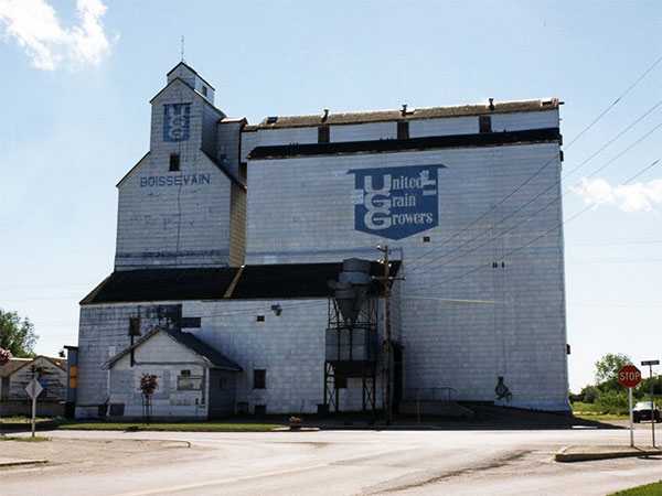 Former United Grain Growers grain elevator at Boissevain
