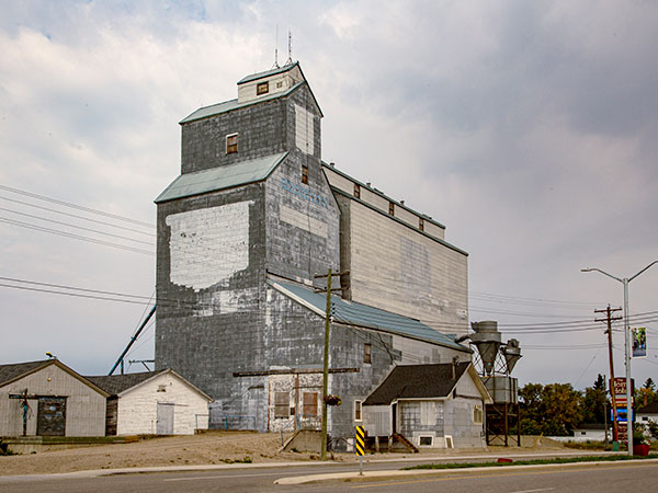 Former United Grain Growers grain elevator at Boissevain