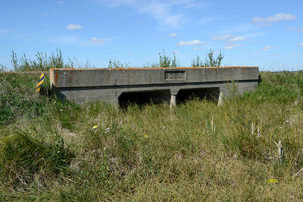 Concrete culvert bridge no. 805 near Broomhill