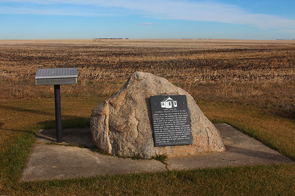 Campbell School commemorative monument