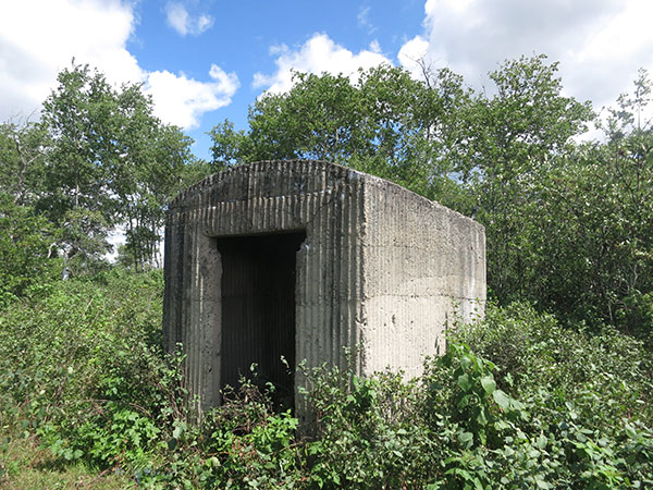 Sole remaining building at the former Camp Hughes site