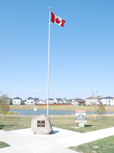 Canada 150 commemorative park monument