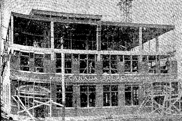 Construction of the Canada Bread Building
