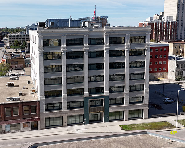 Aerial view of the Canada Building