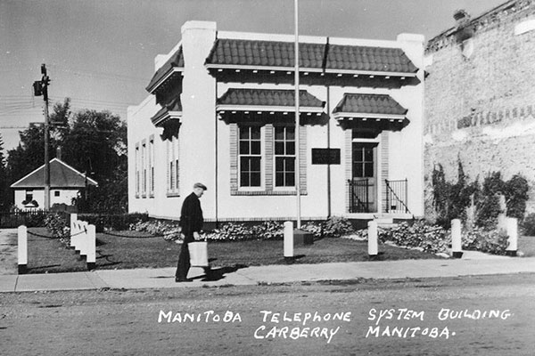 Telephone Exchange Building at Carberry