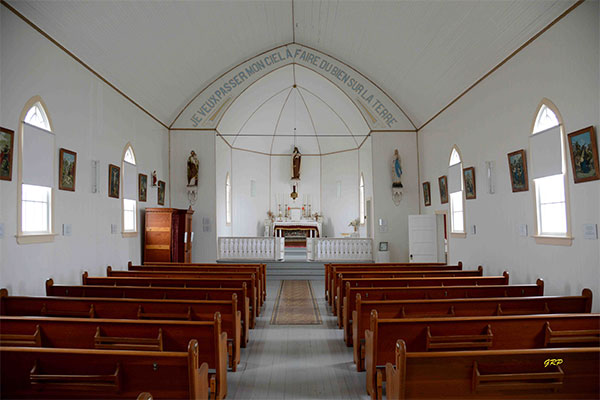 Interior of Ste. Thérèse Roman Catholic Church