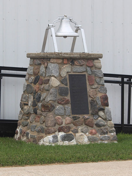Carroll School commemorative monument