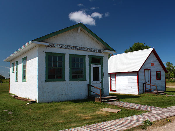 Manitoba Telephone System Building and Post Office Building at Cartwright Heritage Park