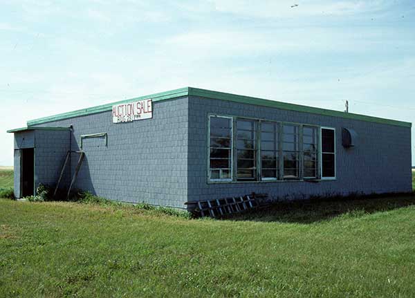The second Castleton School building, constructed in 1958