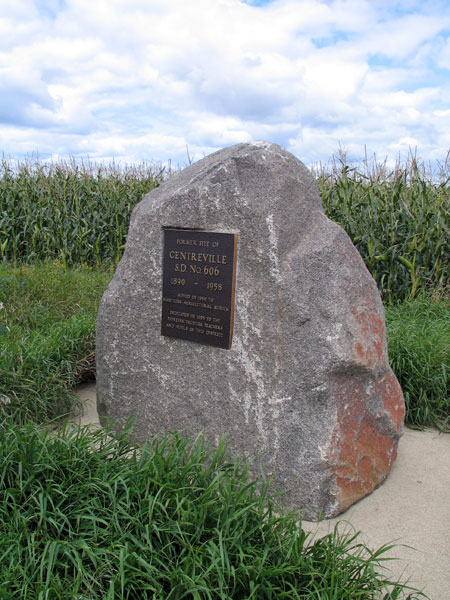 Centreville School commemorative monument