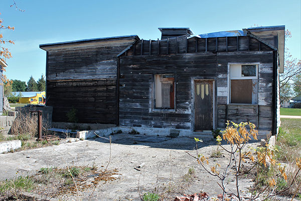 Rear of the Chatfield Creamery Building