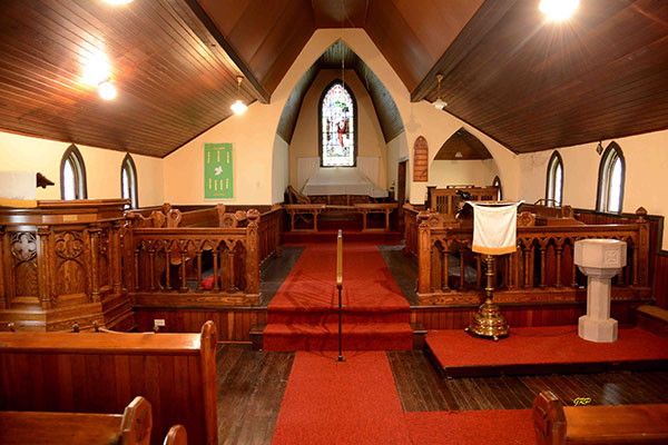 Interior of Christ Church Anglican