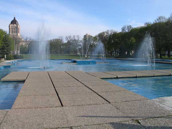 Winnipeg Hydro Fountain