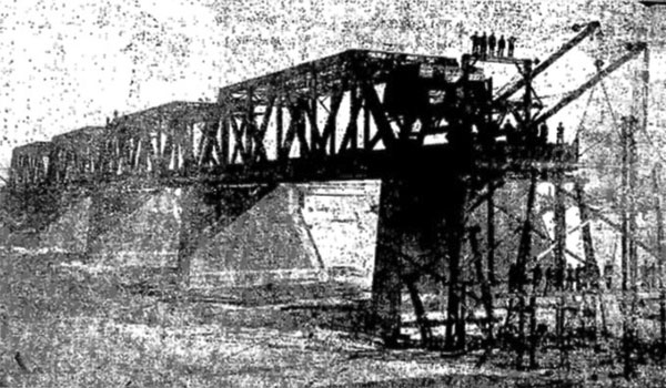 CNR Main Line Bridge under construction