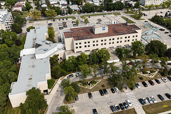 Aerial view of Concordia Hospital