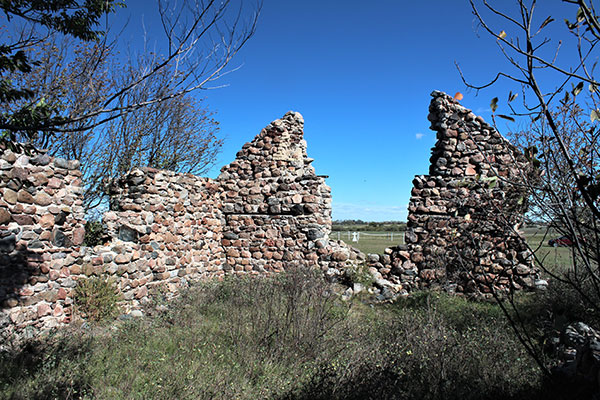 Remains of the former St. George’s Anglican Church