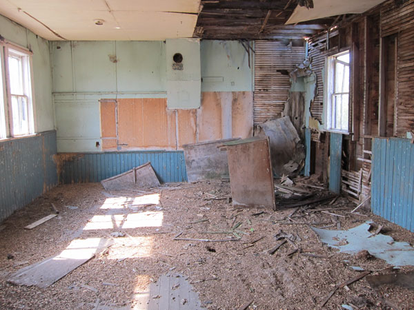 Interior of the former Copley School building
