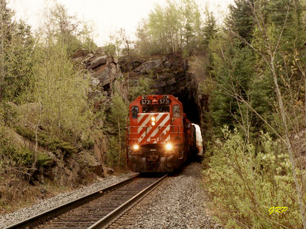 Canadian Pacific Railway Tunnel in Whiteshell Provincial Park