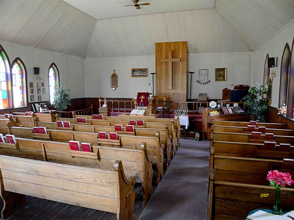 Interior of Cromer United Church