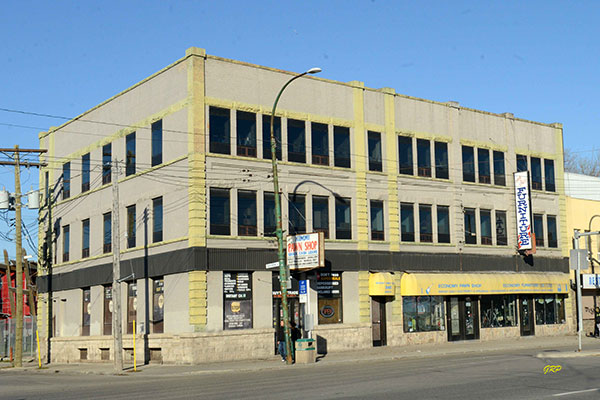 The former Harman’s Drug Store building