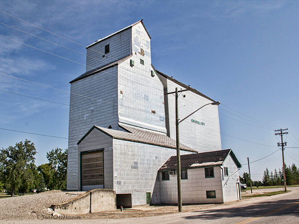 Former Manitoba Pool grain elevator at Crystal City